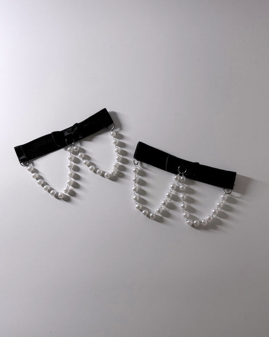 Centerfold Pearl Heel Straps 