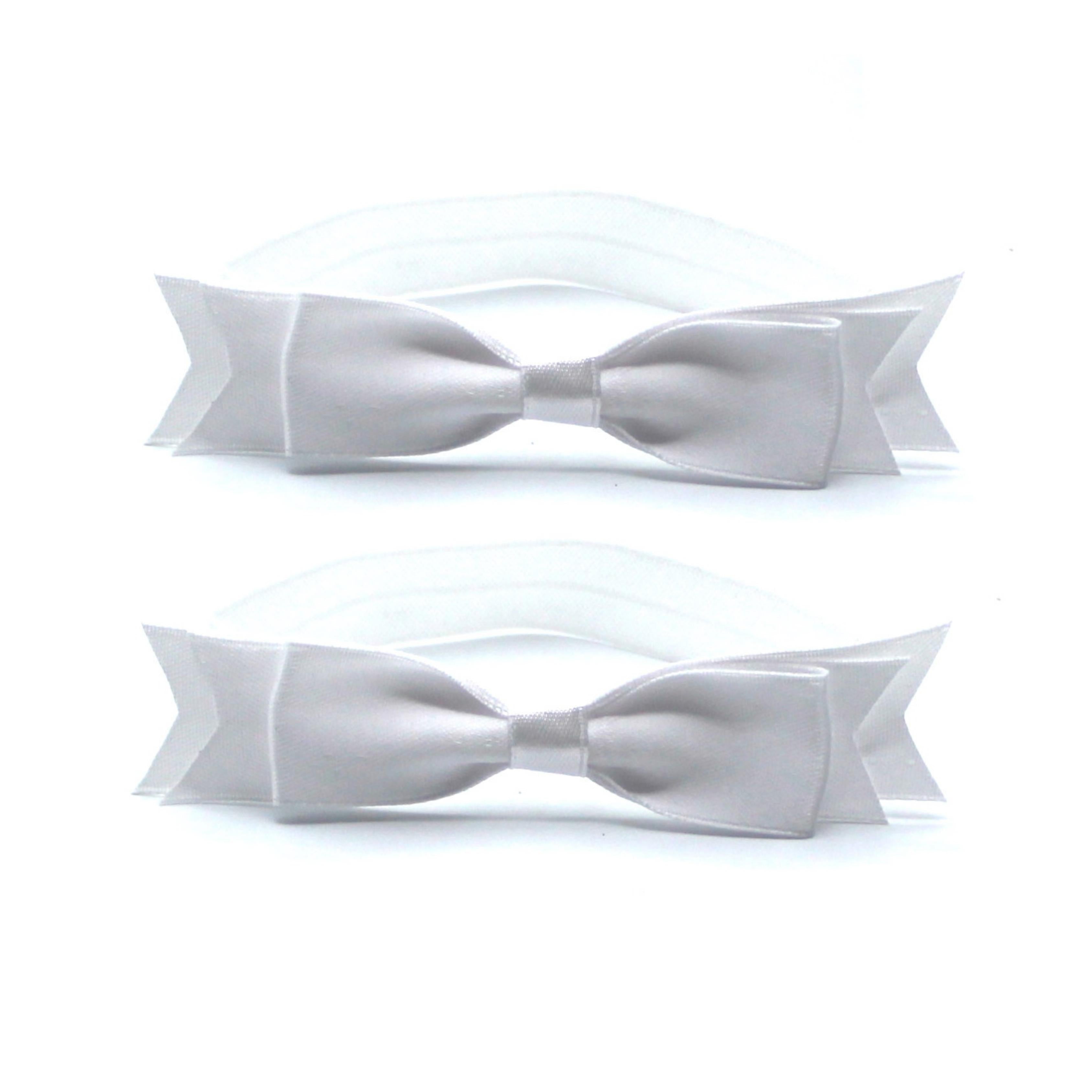 Enchantress White Bow Heel Straps