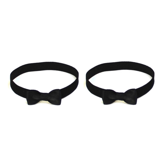 Black Hickey Elastic Heel Straps