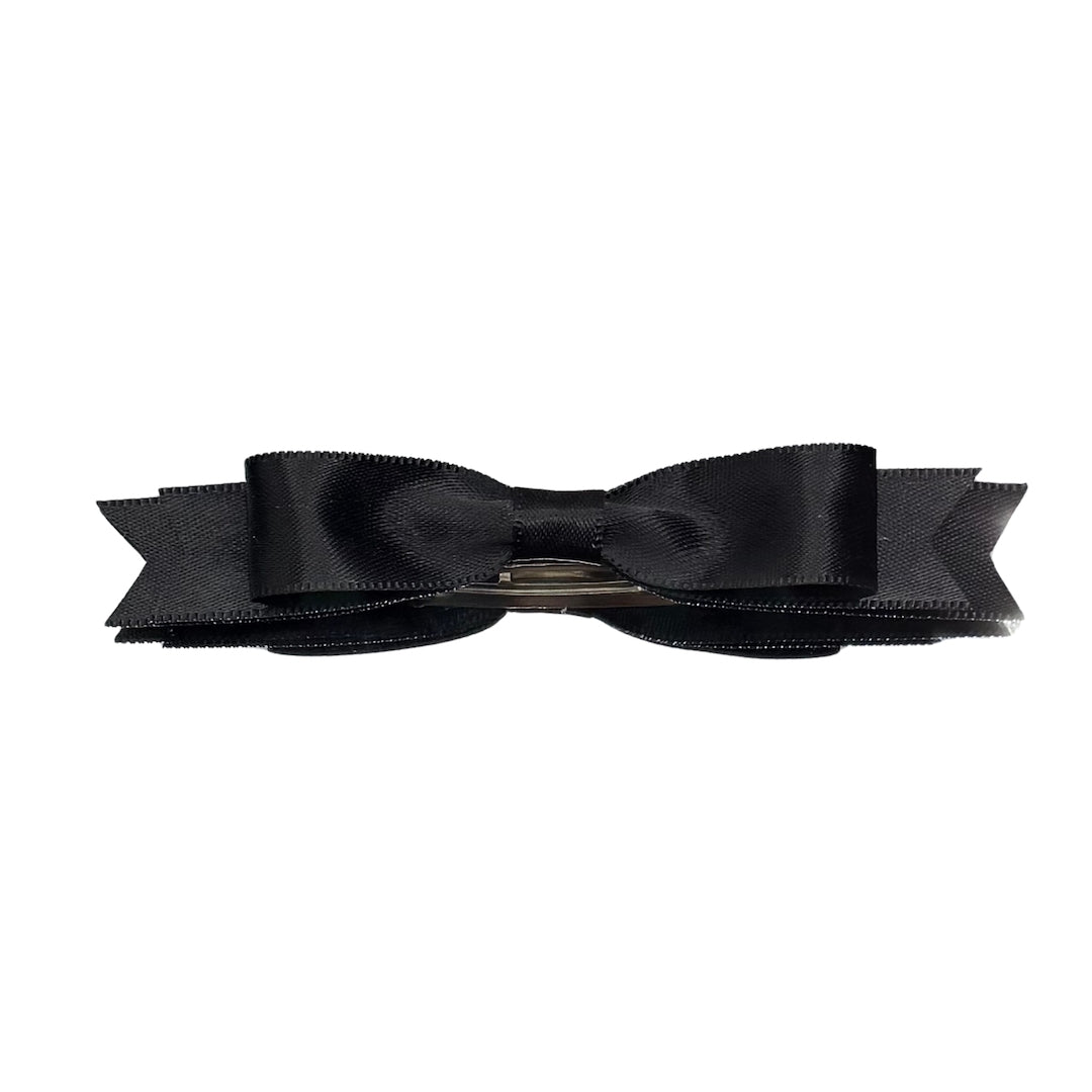 Enchantress Black Hair Bow Barrette