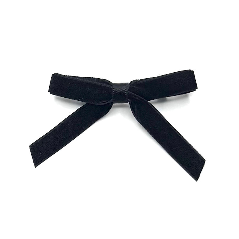 Marie Antoinette Black Velvet Hair Bow