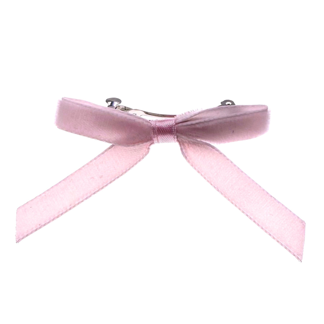 Marie Antoinette Pink Hair Bow Barrette