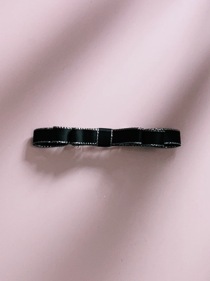 Queen Black Silver Adult Hair Bow