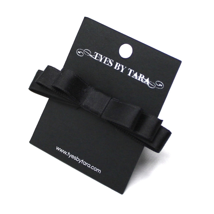 Highness Black Bow Ring on Black Card