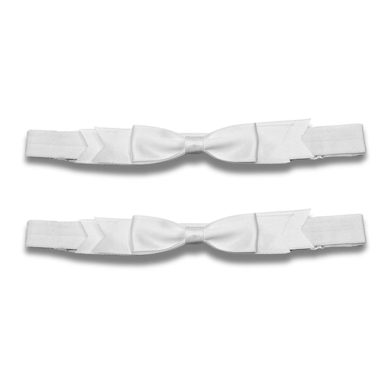 Enchantress White Bow Leg Garters