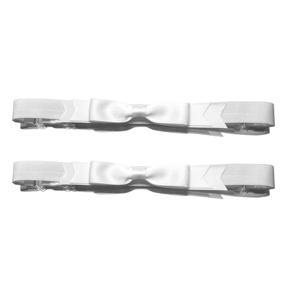 Enchantress White Bow Leg Garters