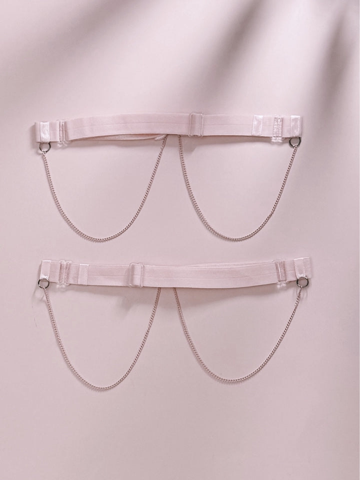 Heartbreaker Pink Chain with Adjustable Elastic Straps