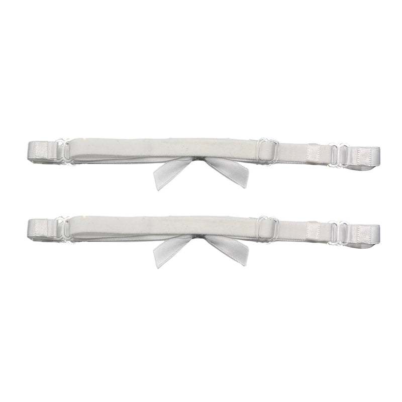 Kinkette White Bow Leg Garters