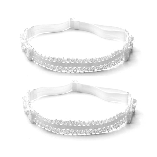 lady white elastic leg garters