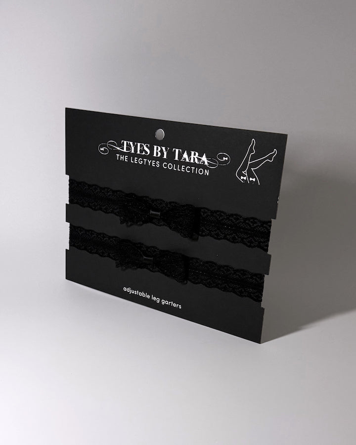 Packaging View of Siren Leg Garters