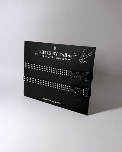 Packaging View of Vixen Sparkly Leg Garters