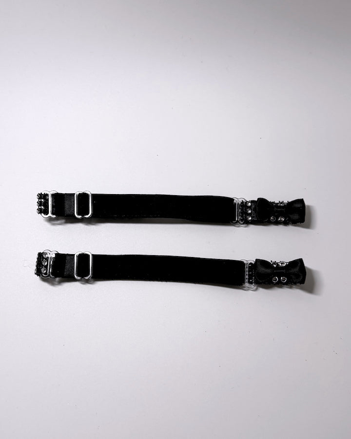 Back Vew of Vixen Sparkly Leg Garters
