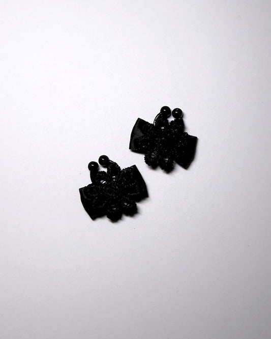 Blossom Flower Nipple Clamps in Black