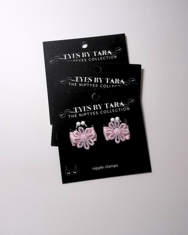 Blossom Pink Flower Nipple Jewelry