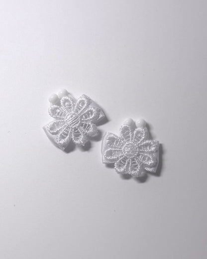 Blossom White Flower Nipple Clamps