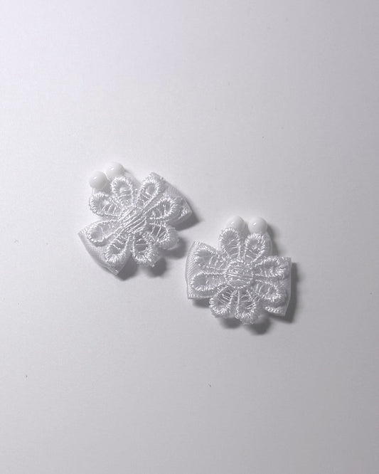 Blossom White Flower Nipple Clamps
