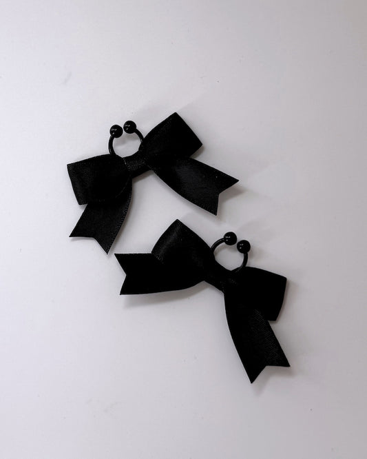 Bombshell Black Bow Nipple Clamps Jewelry