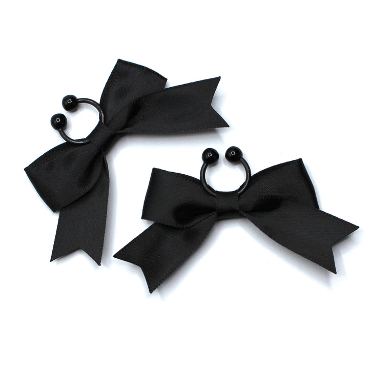 Black Bow Nipple Jewelry