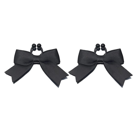 Bombshell Black Bow Nipple Jewelry