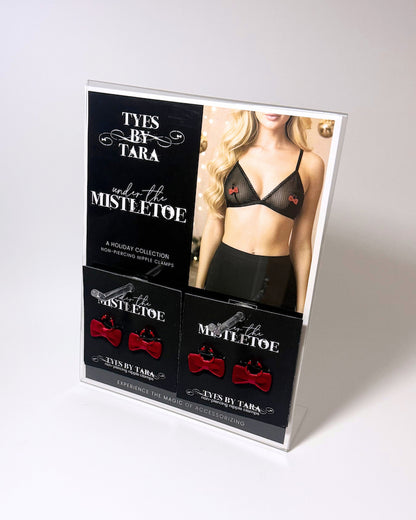 under the mistletoe nipple clamp display