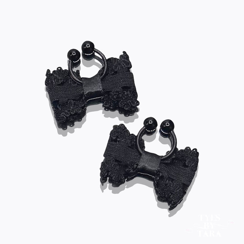 Black Bow Nipple Jewelry