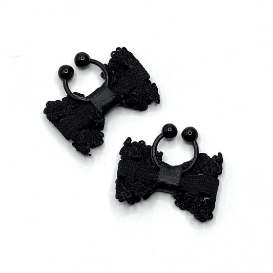 Lady Black Bow Nipple Clamps