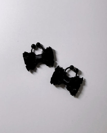 Lady Black Bow Nipple Clamps