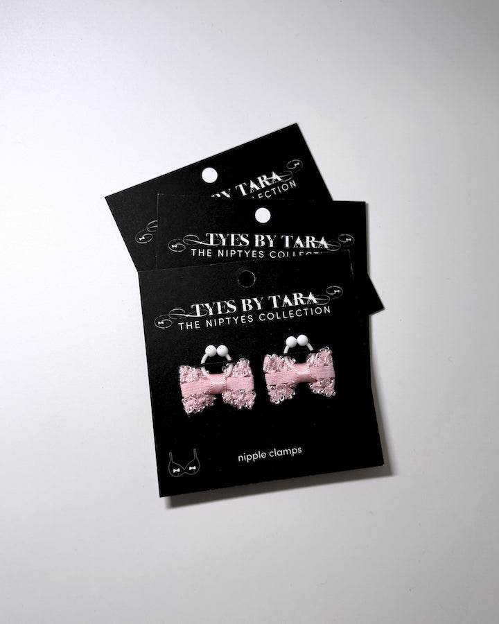 Lady Bow Nipple Clamps Jewelry 3 Pack