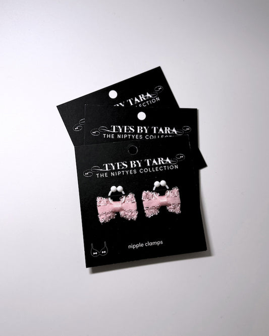 Lady Bow Nipple Clamps Jewelry 3 Pack