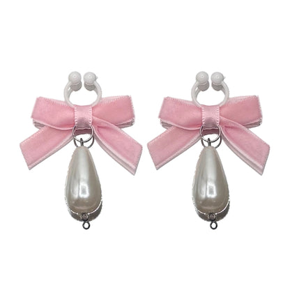 Marie Antoinette Pink Bow NIpple Clamps