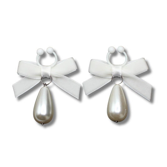 marie antoinette white nipple clamp jewelry