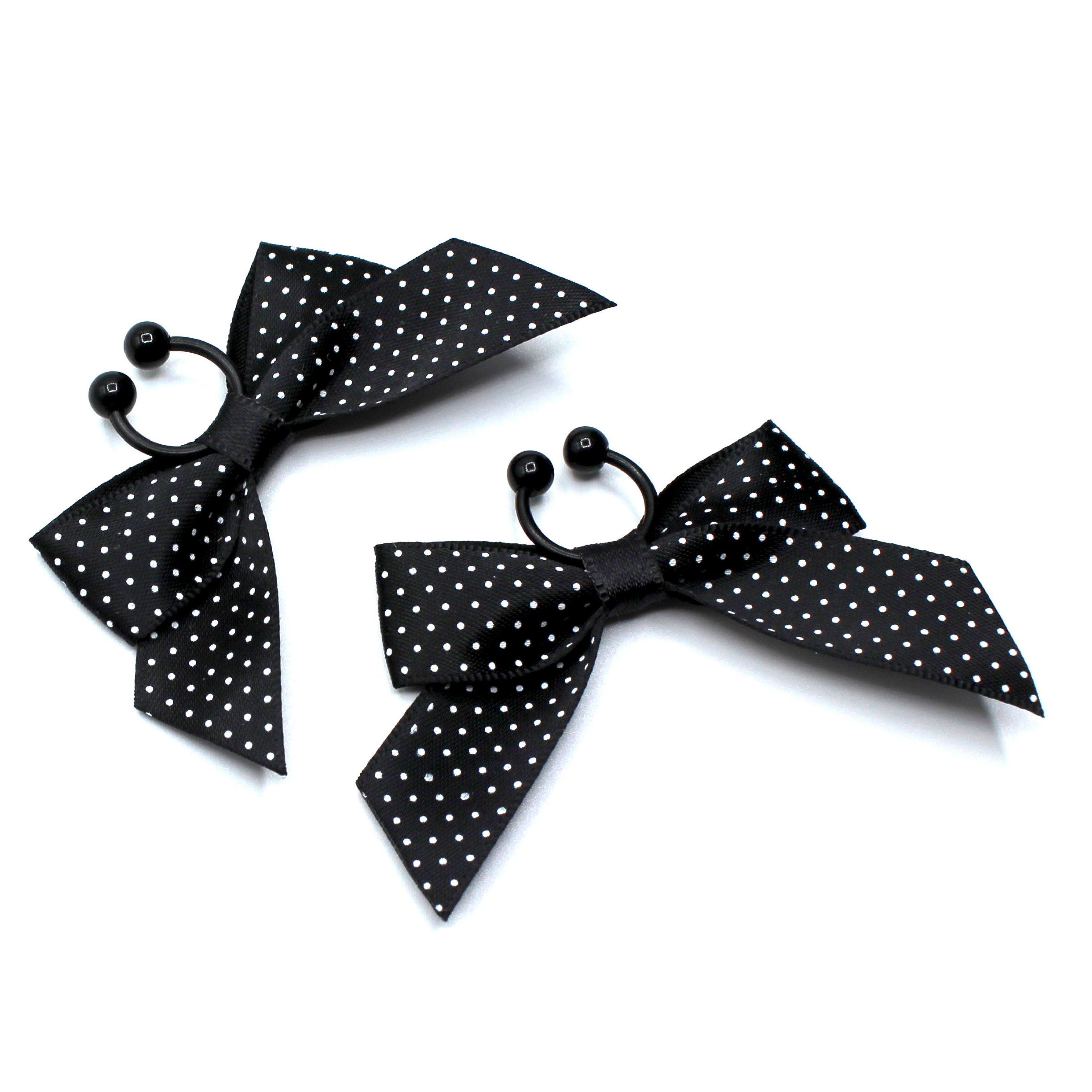 Pinup Black Pindotted Pinup Nipple Clamps