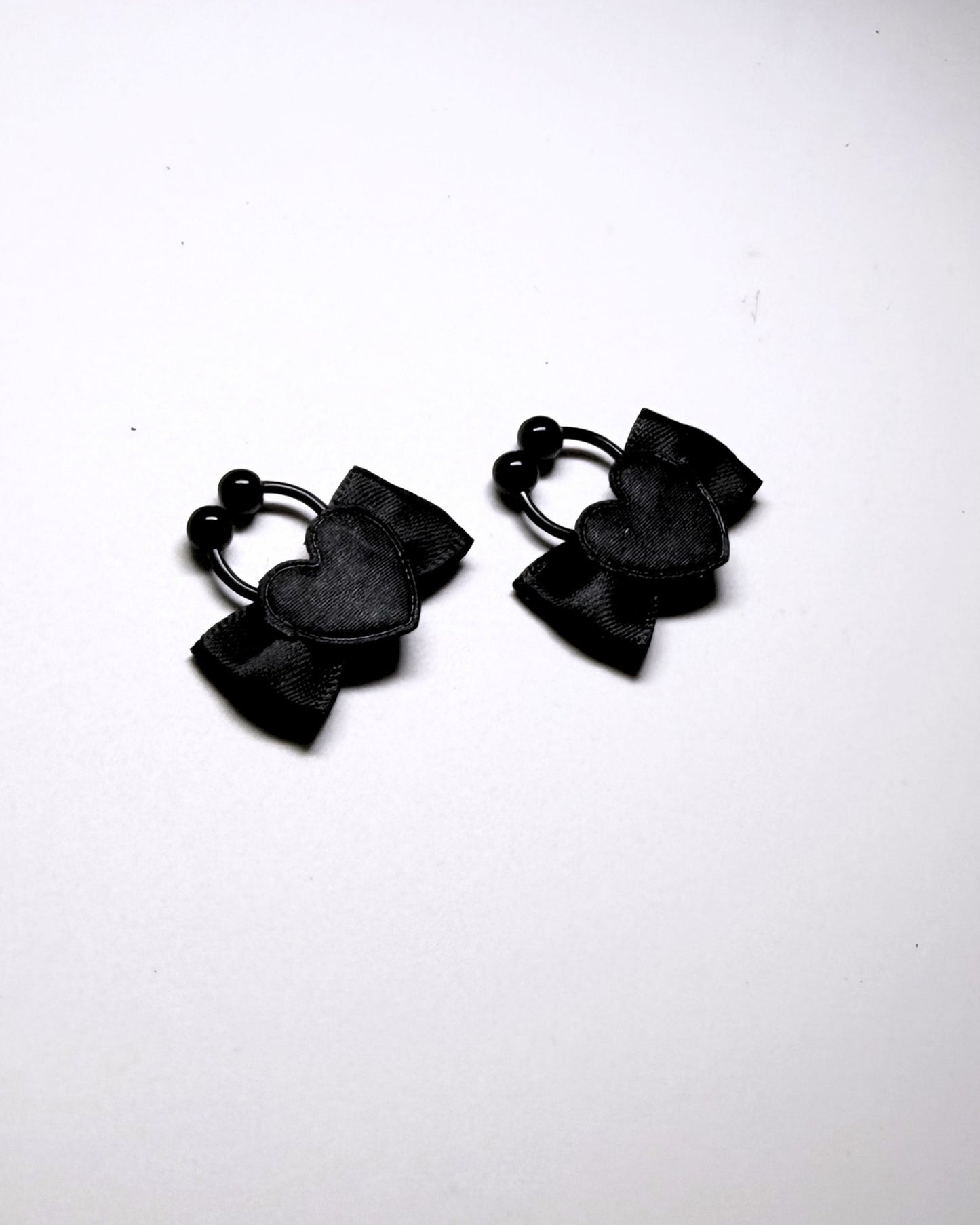 Sweetheart Black Heart Nipple Clamps