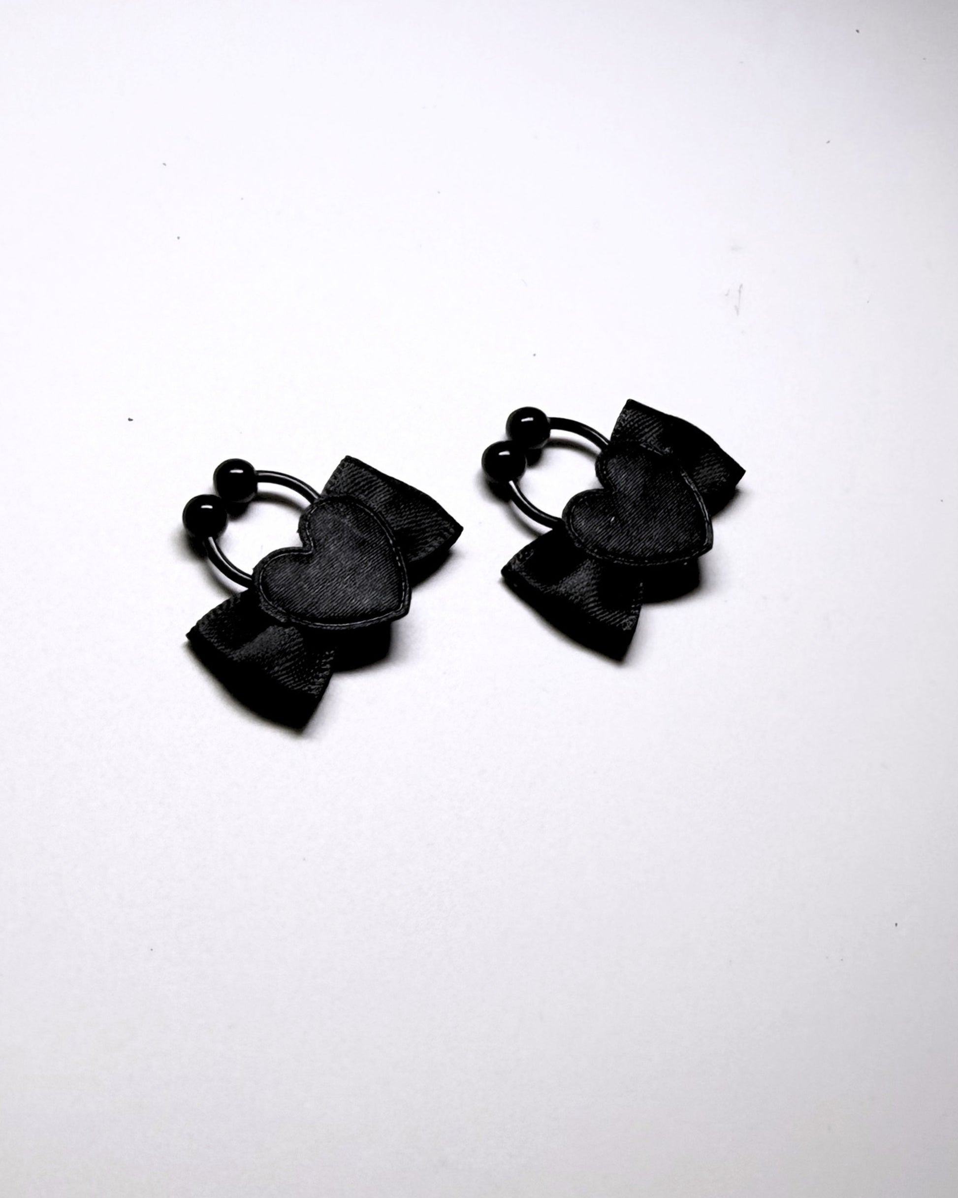 Sweetheart Black Heart Nipple Clamps