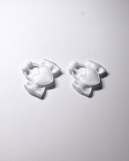 Sweetheart White Heart Nipple Clamps 2