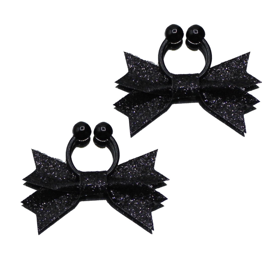 Starlet Black Sparkly Nipple Clamps