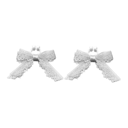 Tease White Lace Nipple Clamps