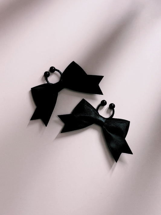 Yours Truly Black Bow Nipple Clamps 