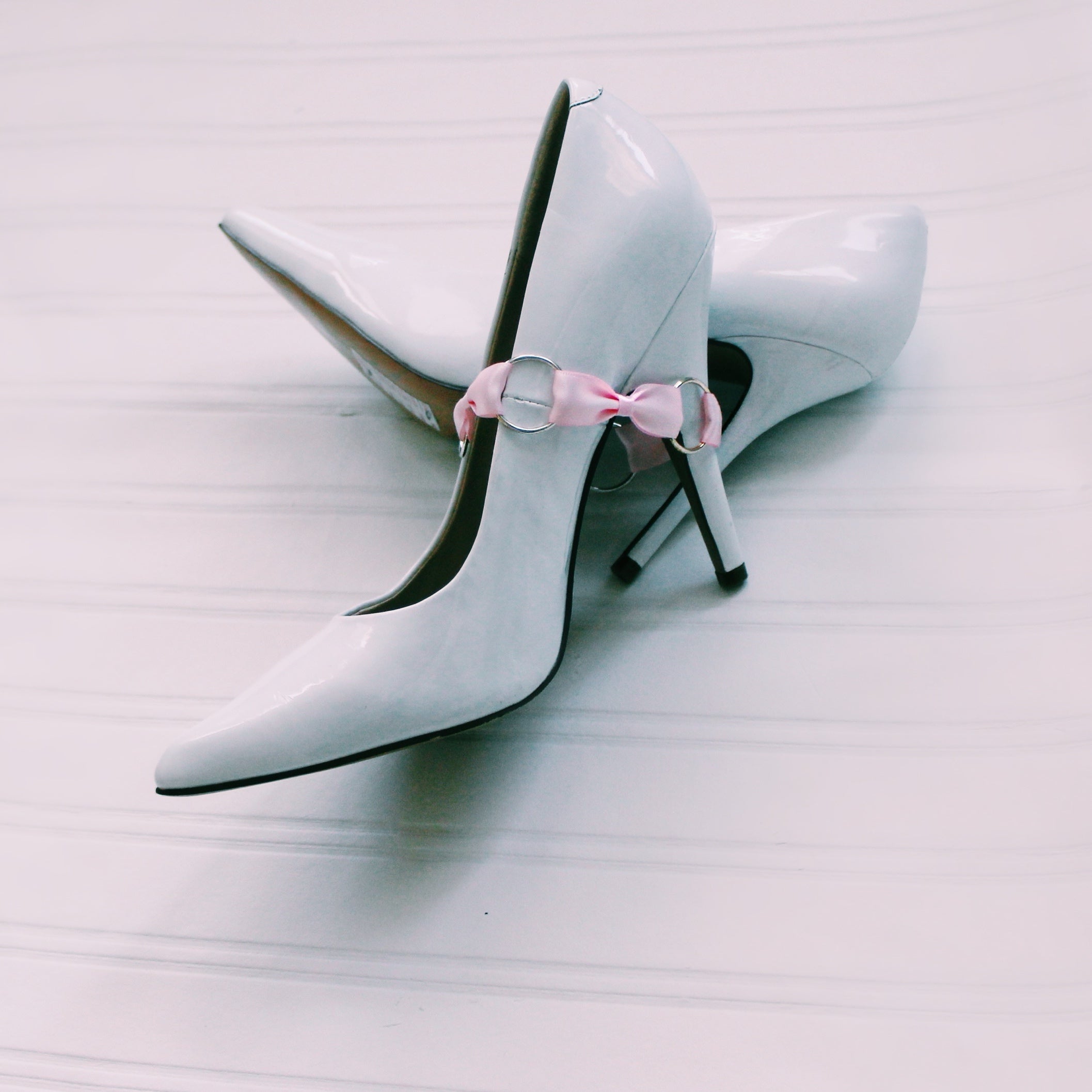 Pink Bow Anklet