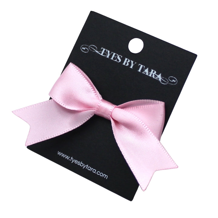 Bombshell Pink Bow Ring on Black Card