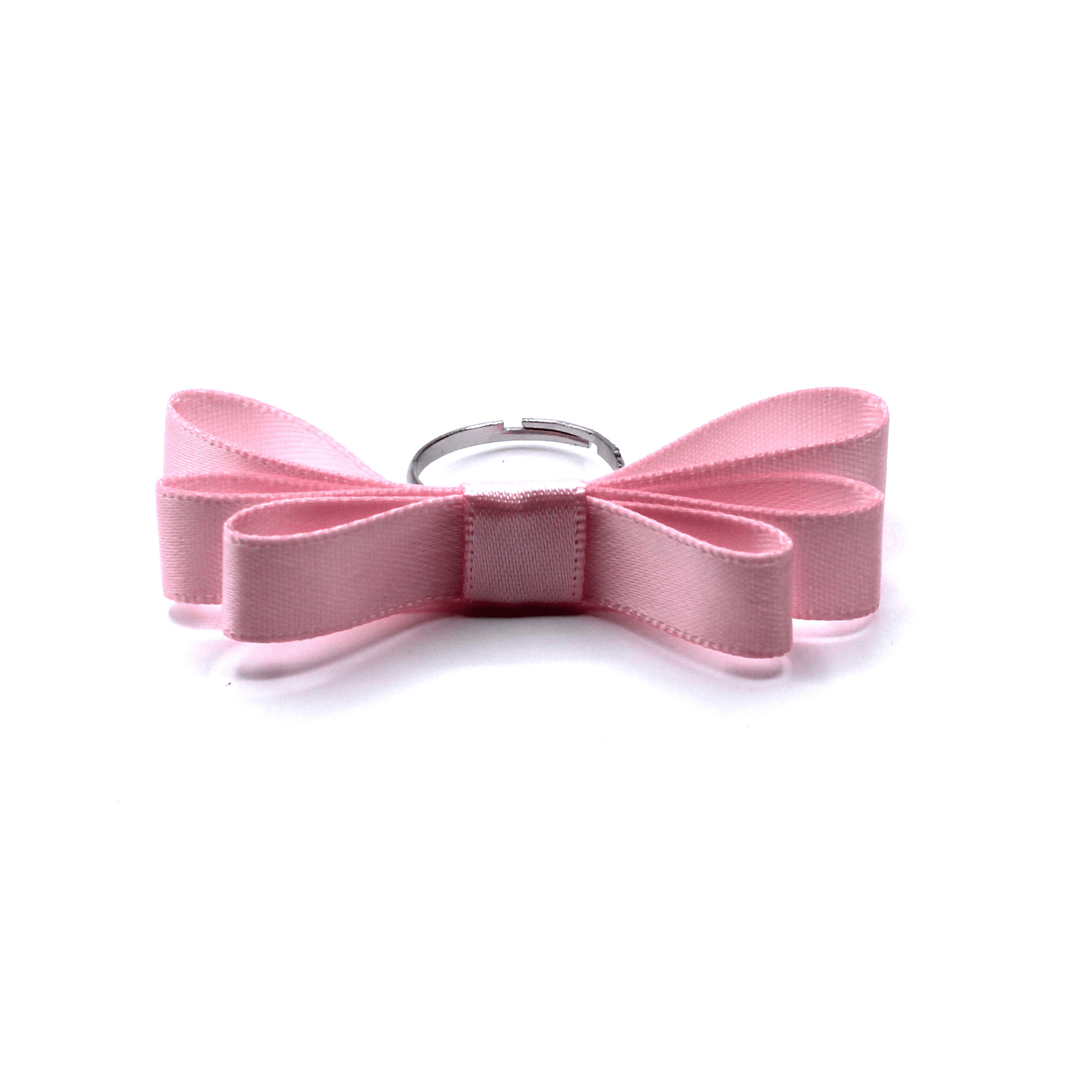 Highness Pink Bow Ring with Adjustable Ringband