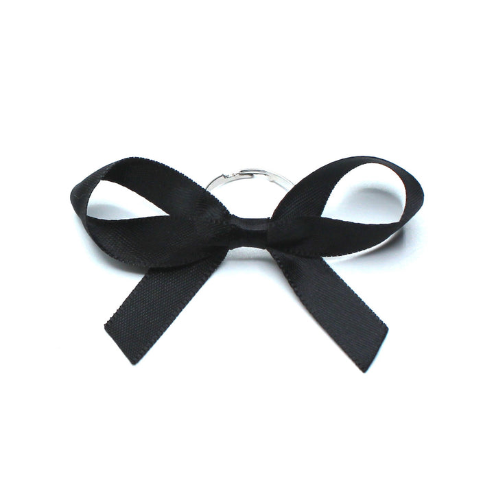 XO Black Bow Ring 