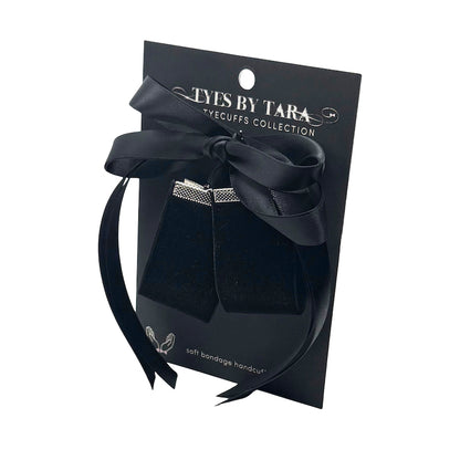 Marie Antoinette Velvet Cuffs on a black card