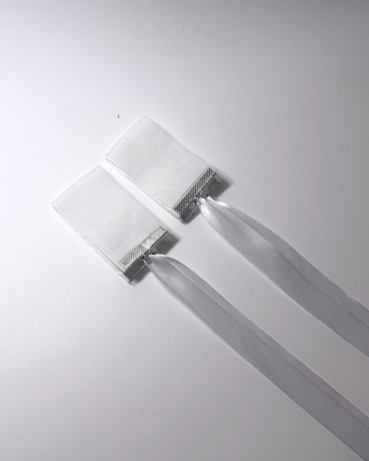 Madame White Velvet Cuffs Soft Bondage Handcuffs
