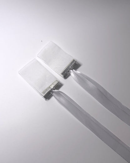 Madame White Velvet Cuffs Soft Bondage Handcuffs
