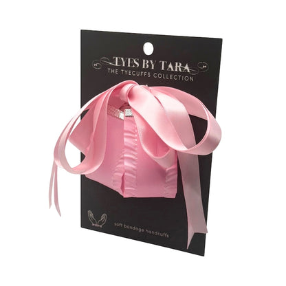 Maiden Pink Ruffle Handcuffs on Black Card