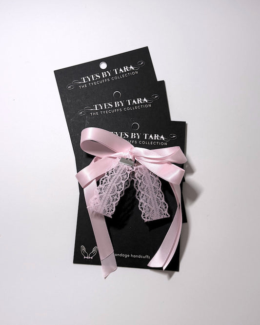 Siren Pink Lace Handcuffs 3 Pack