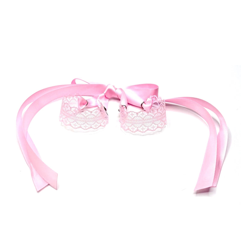 Siren Pink Lace handcuffs