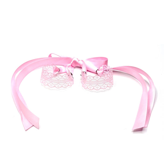 Siren Pink Lace handcuffs