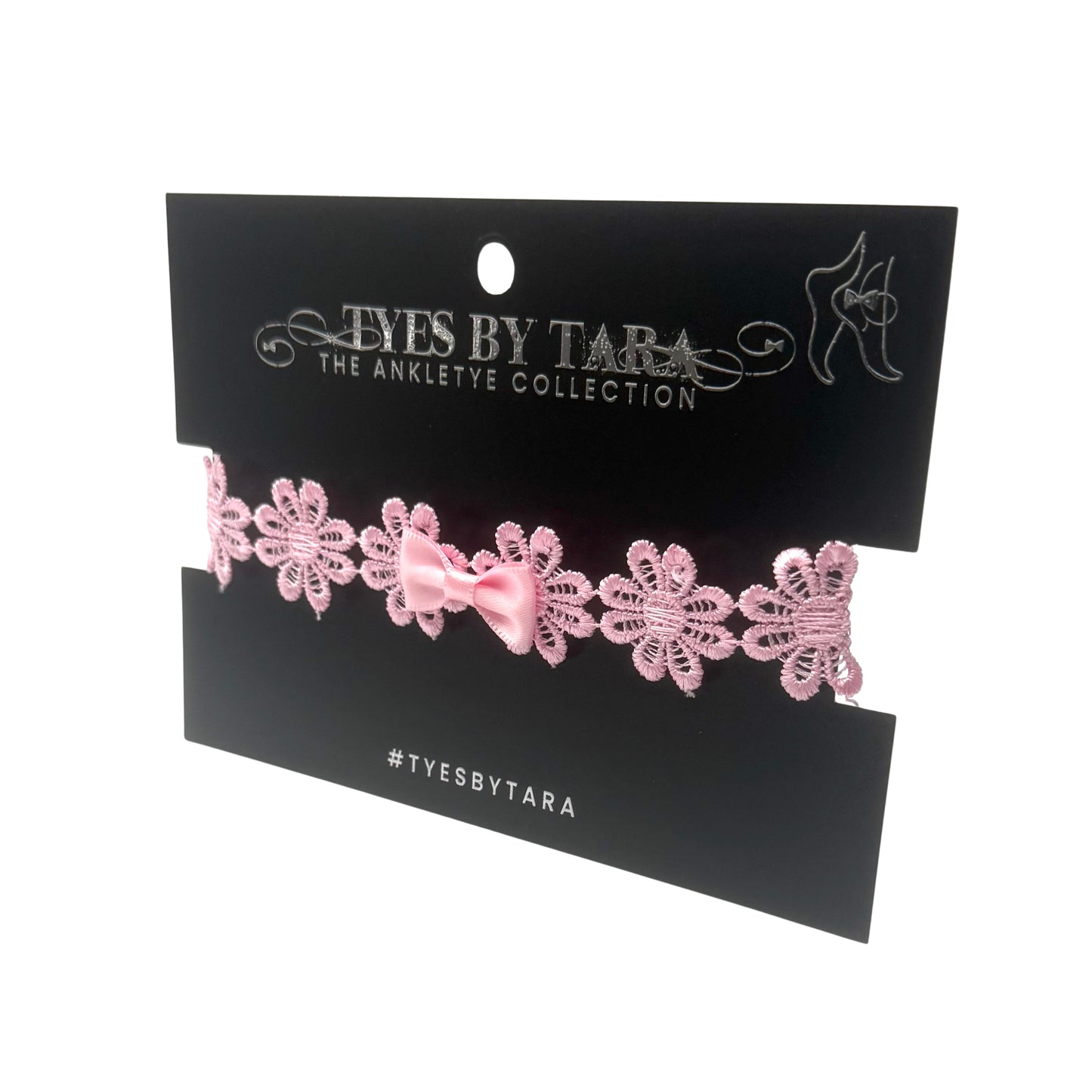 Packaging View of Blossom Flower Pink Anklet 